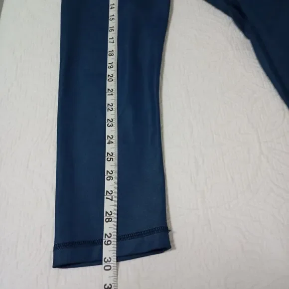90 Degree By Reflex Blue Leggings Women's For Yoga and Exercise Size S - Picture 10 of 10